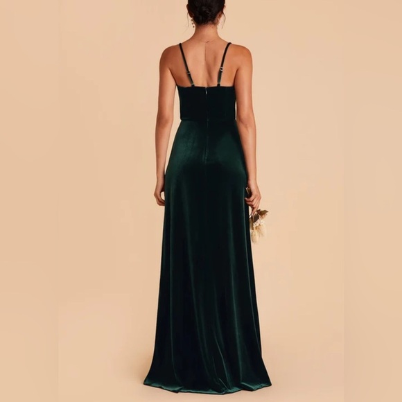 BIRDY GREY Ash Dress Velvet Emerald - Picture 4 of 11